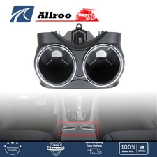 1x Front Dual Cup Holder Black