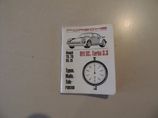  Porsche 911 SC, Turbo 3.3 Werkstatt hand buch Daten büchlein 1978-1981