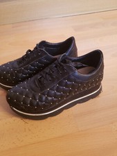 CafeNoir Sneaker Gr 36 schwarz mit silbernen Nieten