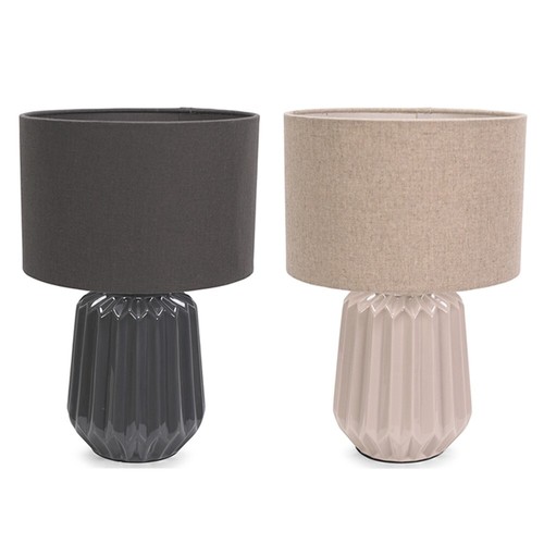 Keramik tischlampe stoffschirm - keramik,