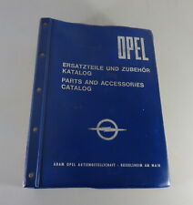 Teilekatalog Opel Rekord A + B