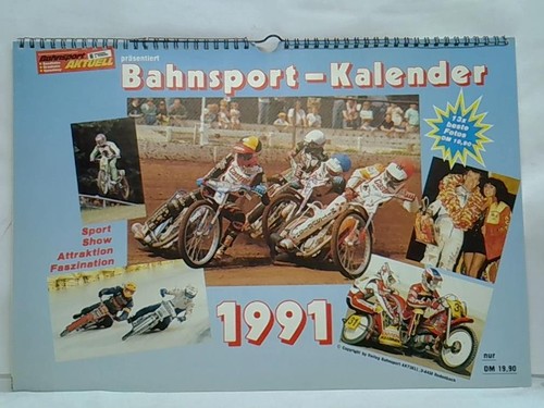 Bahnsport kalender 1991 - bahnsport,