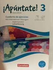 Apuntate 3 Nueva Edicion  Cuaderno de ejercicios Lehrerfassung Lösungen Gymnasiu