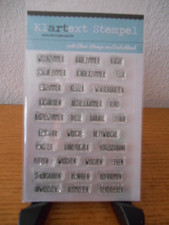 Clear Stamp - Daten Stempel von Scrapbook Werkstatt