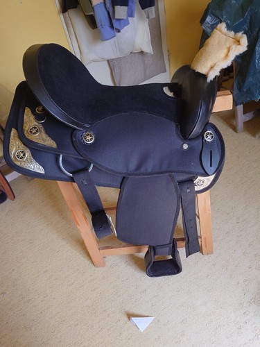 Westernsattel set aus - westernsattel-set,