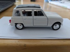 Welly Renault R4 Oldtimer ,weiß, 11,5cm Modellauto Pullback Klassiker ,,NEU‘‘