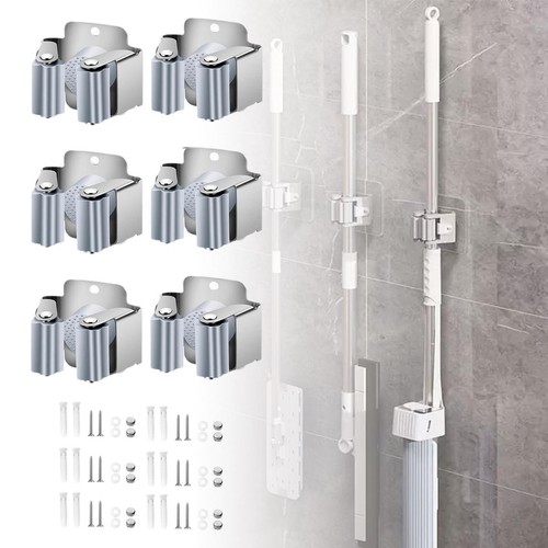 Edelstahl gerätehalter - 6x,