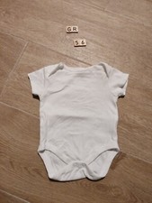 weißer Kurzarm Body Next Gr. 56 Bis 3 Monate Bis 6kg Baby