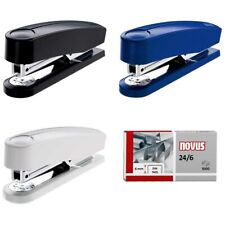 NOVUS Heftgerät B2 Oberlader bis 25 Blatt schwarz blau grau [wählbar]