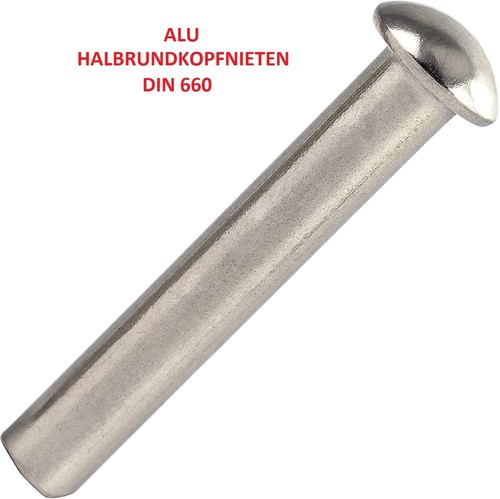 Alu halbrundkopfnieten - x,