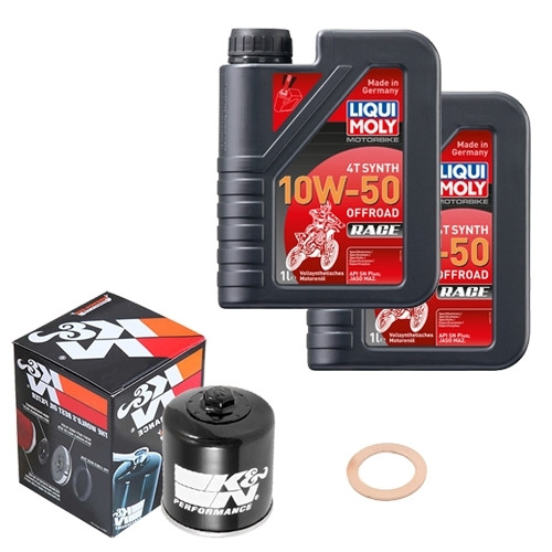 ölfilter set 10w - k&n, 10w-50