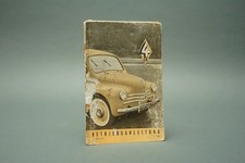 Renault 4cv Betriebsanleitung