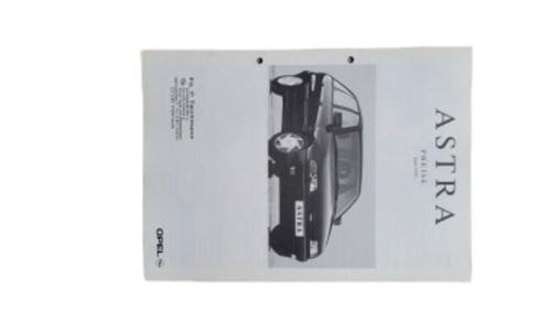 Opel astra prospekt preisliste - astra,