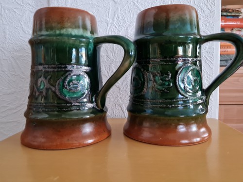 Bierkrug humpen ddr strehla - humpen,