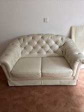 Ledercouch Weiß Hochwertiges