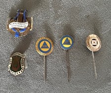 Antik Pins Anstecknadel Konvolut Liedertafel Bundes Luftschutzverband Sport