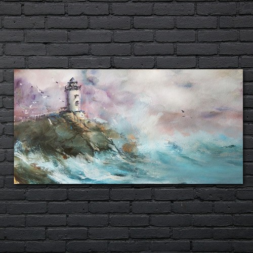 ölgemälde leuchtturm 140x70 - leuchtturm,