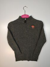 Dinosaurier Dino T-Rex Saurier Pullover NFINITY KIDS – Jungen in Grau 122 - 128