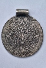 Münze Aztekenkalender Maya