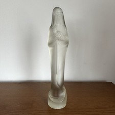 Vintage Glas Figur Glasfabriek