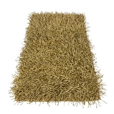 Moderner beige shaggy teppich - moderner,