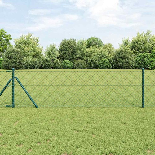 Kettengliedzaun mit pfosten - kettengliedzaun,