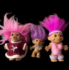 3er Set Vintage Russ Rosa