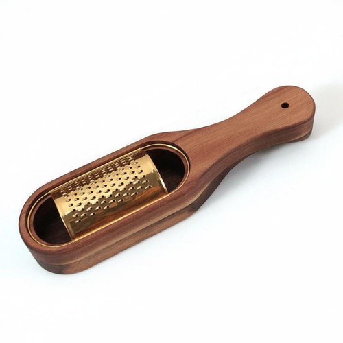 Käsereibe mit holzbehälter - mit,