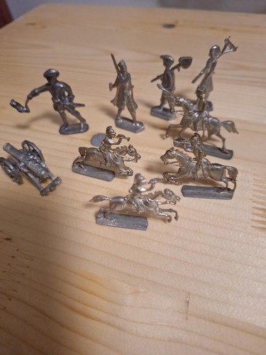 Zinn bleifiguren trompeter - zinn/, bleifiguren-
