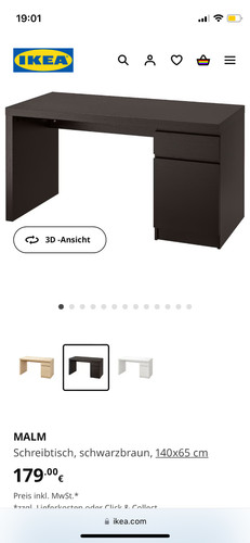Ikea schreibtisch malm - schreibtisch, in