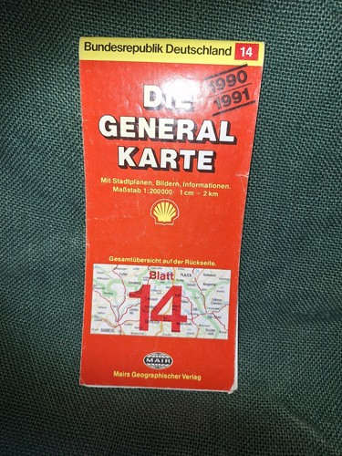 Die generalkarte blatt - blatt, 14