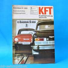 DDR KfT Kraftfahrzeugtechnik 3 1970 DKW RT 159 Skoda S 100 Hercules K 50 RX
