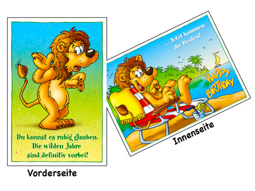 Geburtstagskarte xxl - geburtstagskarte,