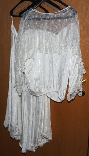 Teiliges weißes kleid - ,