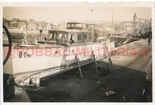 H156 Foto Frankreich DIEPPE Hafen Normandie Kriegsmarine Motorboot Beute port