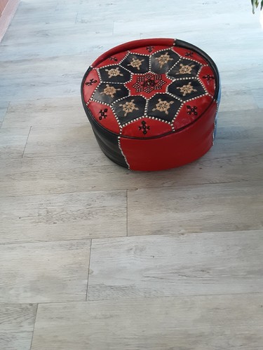 Sitzkissen aus echtem leder - aus,