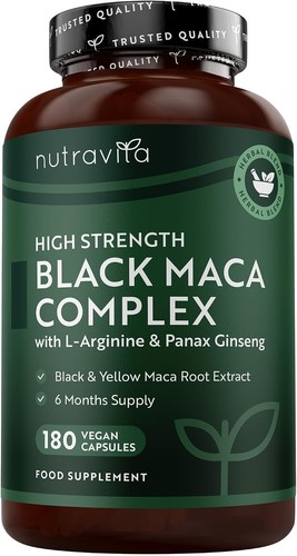 Schwarze maca 5000mg - maca, 180