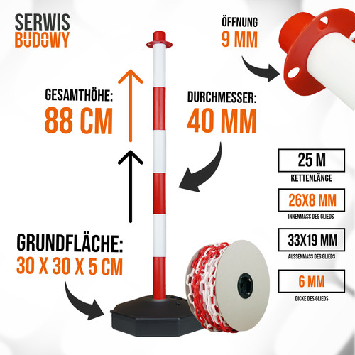 Flexible absperrpfosten - flexible,