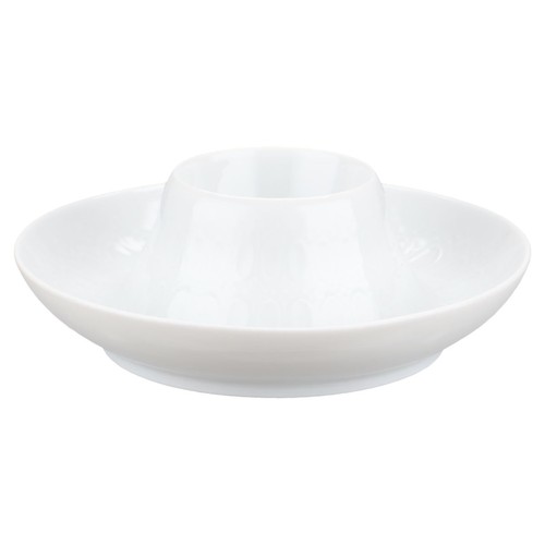 Eierbecher mit schalenablage - eierbecher,