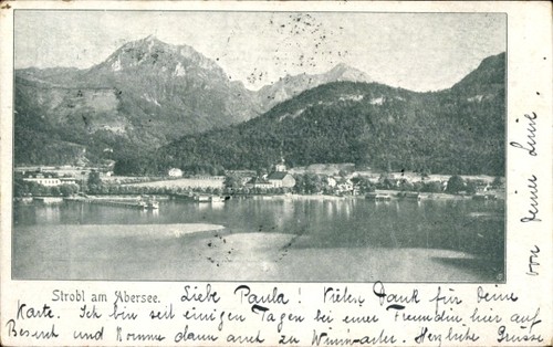 Strobl salzburg - ak, in