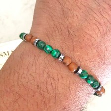 Armband Tigerauge ONYX Hämatit SKULL Kette OSMANLI 1453 GÖKTÜRK Zülfikar a113