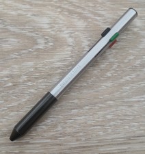 Älterer Multicolor-Kugelschreiber, Garant rugli M 10-1, 4 Farben, silber/schwarz