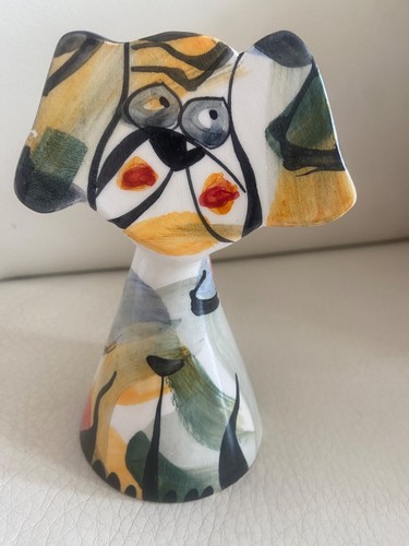 Glocke aus keramik hund - glocke,