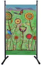 Paravent 180 x 78 cm Green