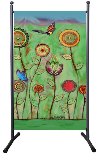 Paravent 180 cm green - paravent,