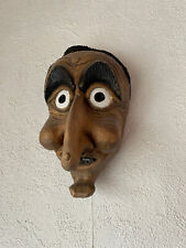 Holz Faschingsmaske Fasnacht Maske carnival mask - Vollmaterial Wanddekoration