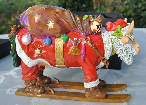 Cowparade merry christmas - cowparade,
