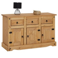 Sideboard Kommode Mexico Stil Anrichte Highboard Mexiko Möbel Kiefer massiv