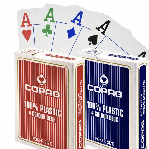 Copag farb 100 plastik - 2x, 4-farb