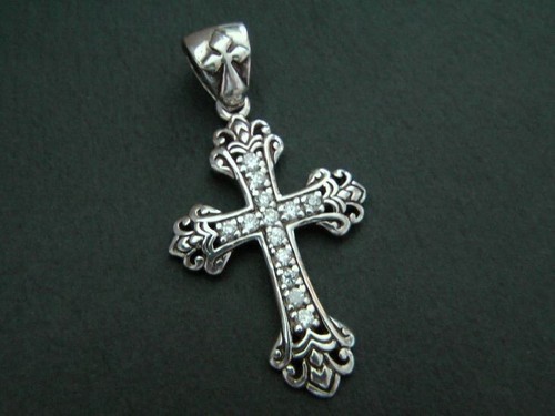 Kreuz anhänger 925 silber - anhänger,